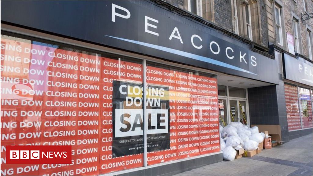Peacocks owner on brink putting 21,000 jobs at risk